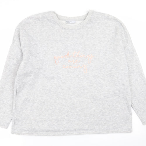 Papaya Womens Grey   Pullover Jumper Size L