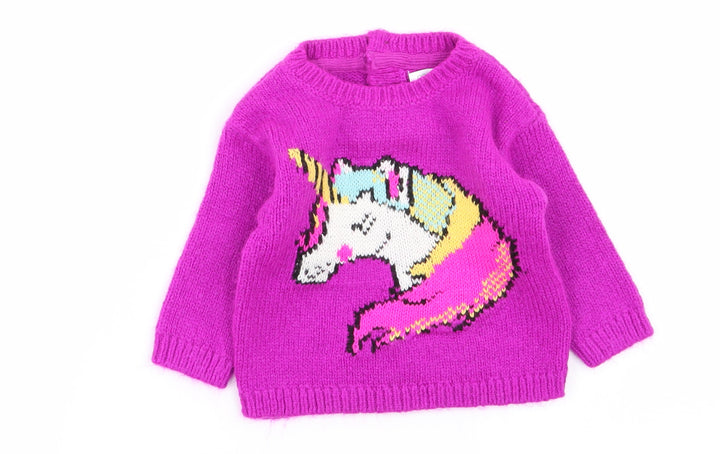 NEXT Girls Purple   Pullover Jumper Size 3-6 Months