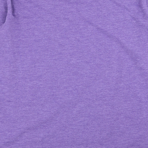 Russell Girls Purple   Basic T-Shirt Size 11-12 Years