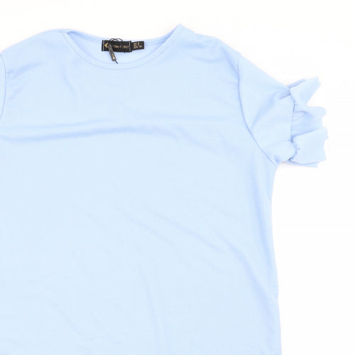 I SAW IT FIRST Womens Blue   A-Line  Size 8