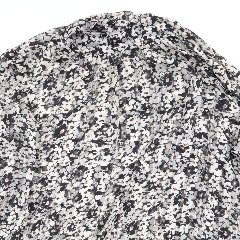 H&M Womens Multicoloured Floral  Basic Blouse Size L