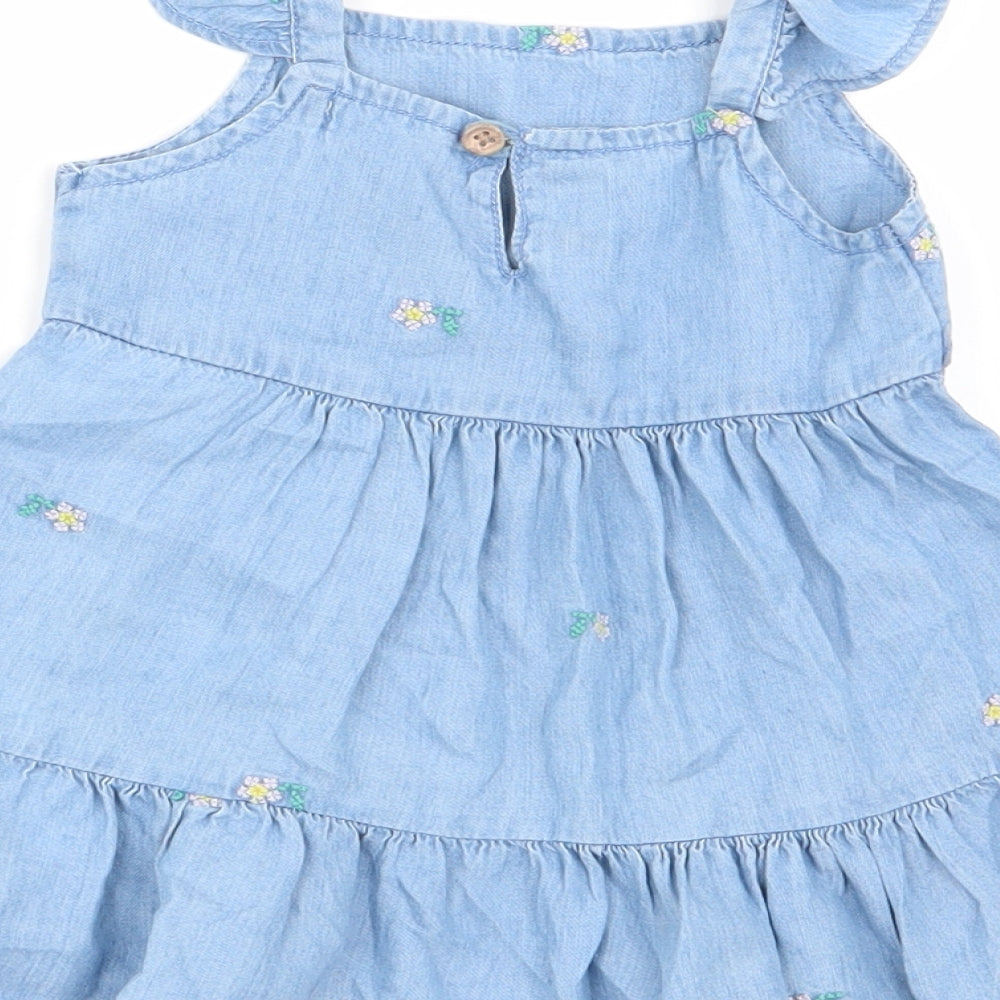 Primark Girls Blue   Fit & Flare  Size 3-6 Months