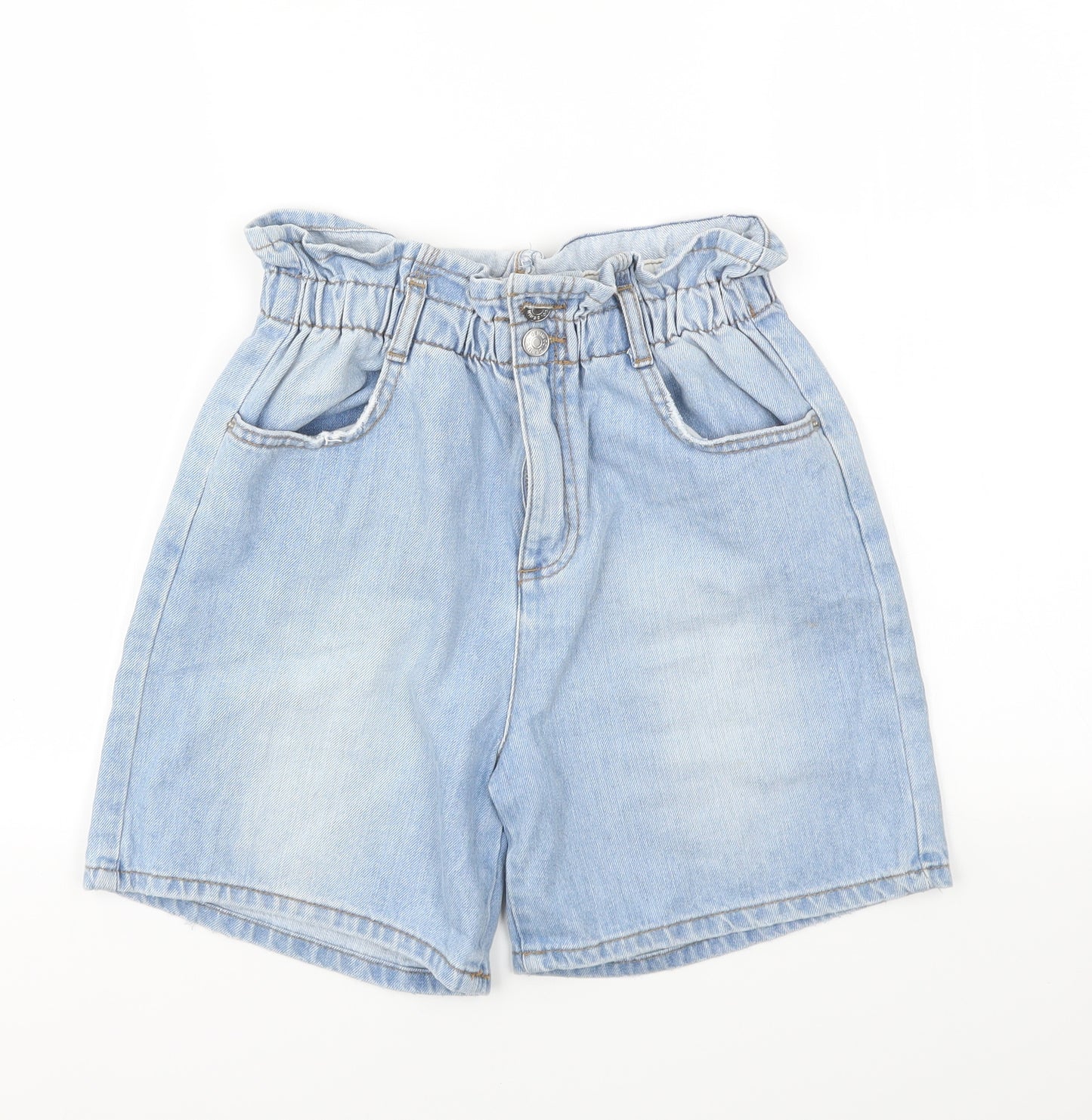 Denim & Co. Girls Blue   Cut-Off Shorts Size 12-13 Years