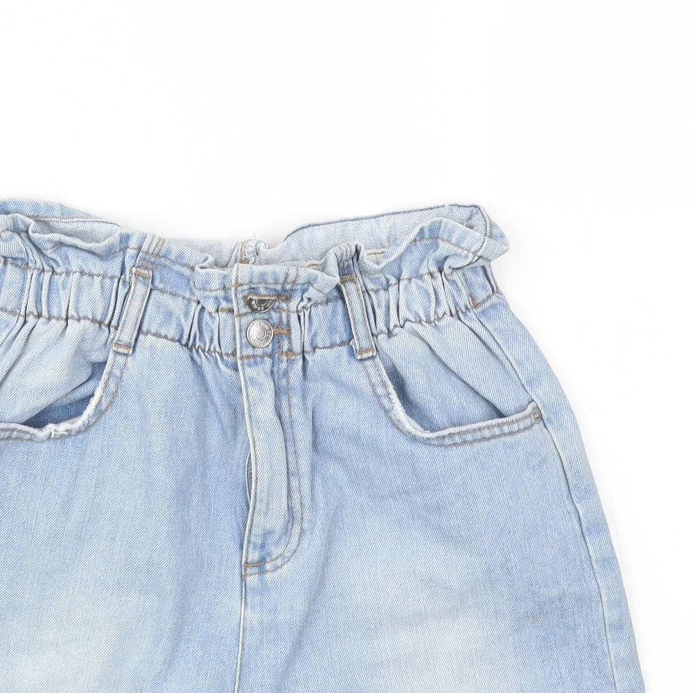 Denim & Co. Girls Blue   Cut-Off Shorts Size 12-13 Years