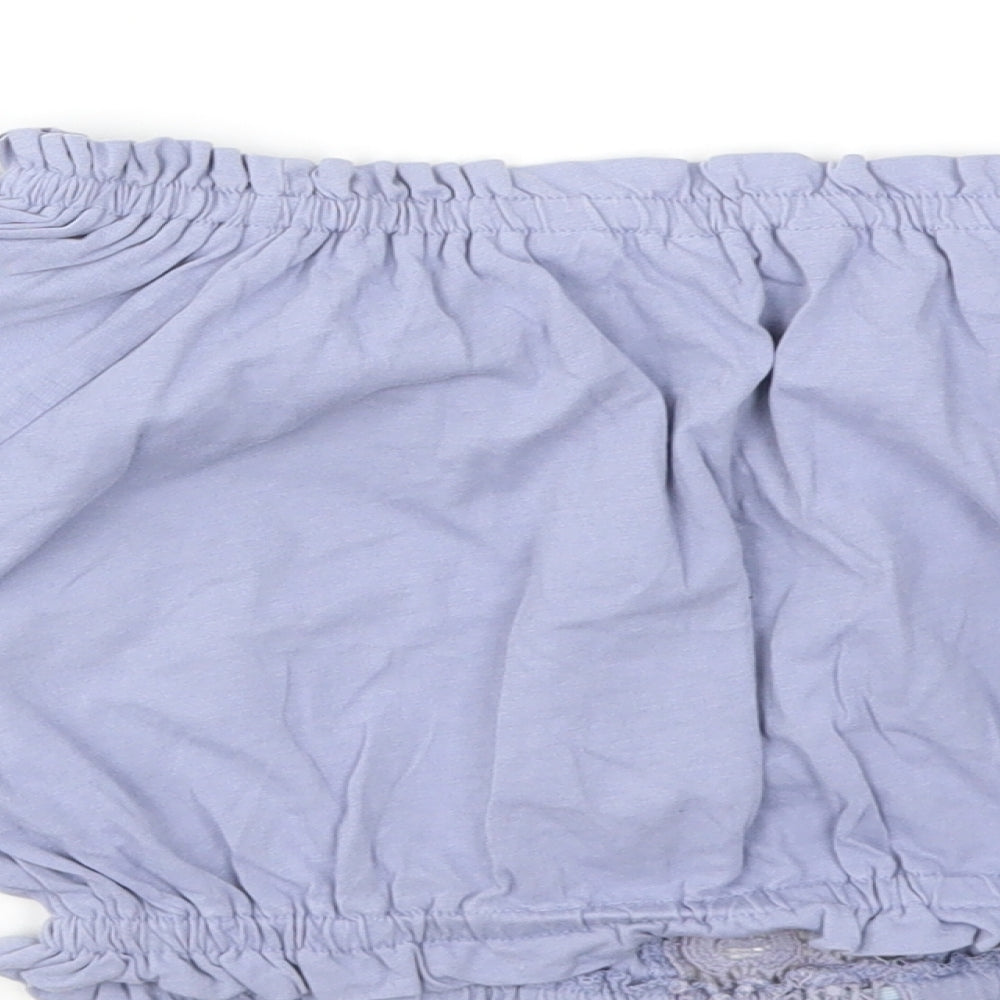 Select Womens Blue   Basic T-Shirt Size 10
