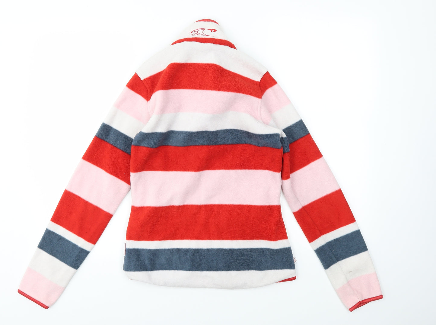 ONEILL Girls Multicoloured Striped  Full Zip Jumper Size L