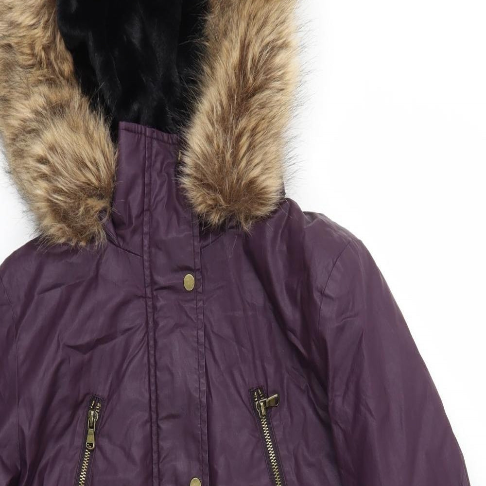 Authentic Womens Purple   Jacket Coat Size 8