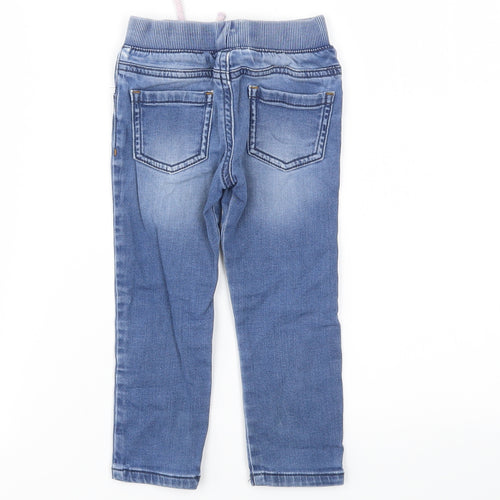 FRED &FLO Girls Blue   Capri Jeans Size 12-18 Months
