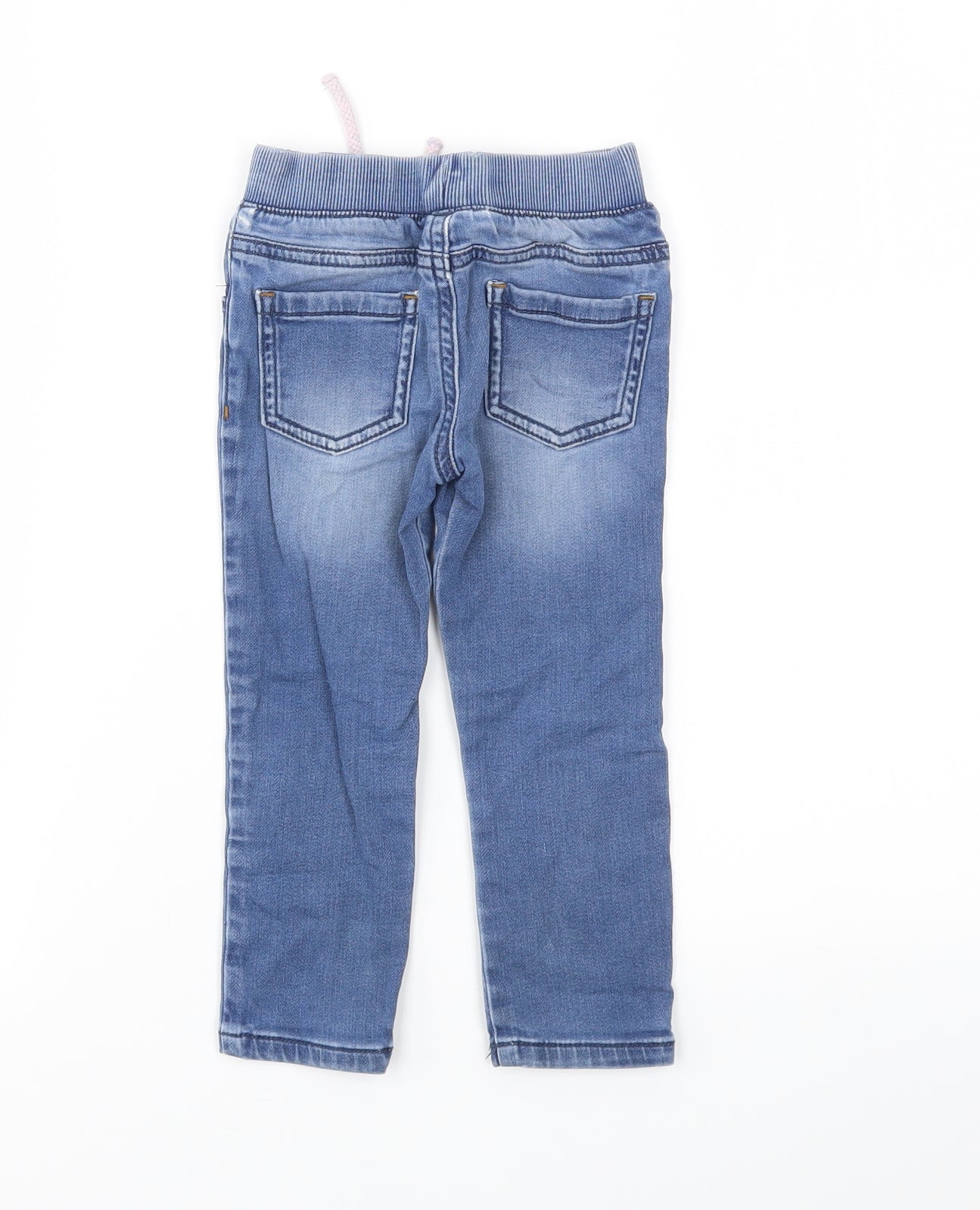 FRED &FLO Girls Blue   Capri Jeans Size 12-18 Months