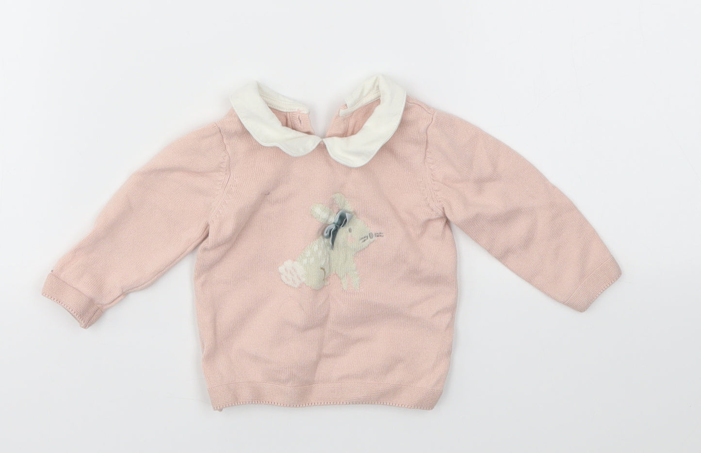 TU Girls Pink   Basic T-Shirt Size 0-3 Months