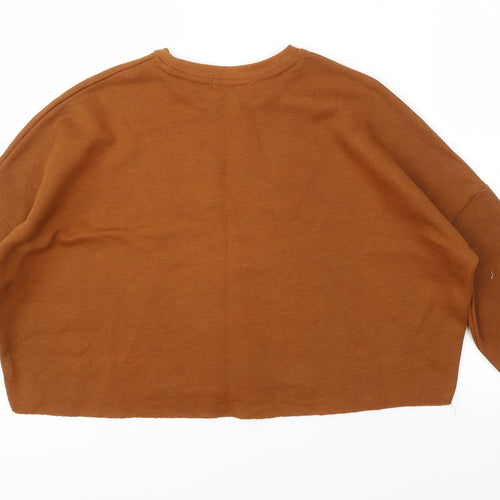 Primark Womens Orange   Pullover Jumper Size S