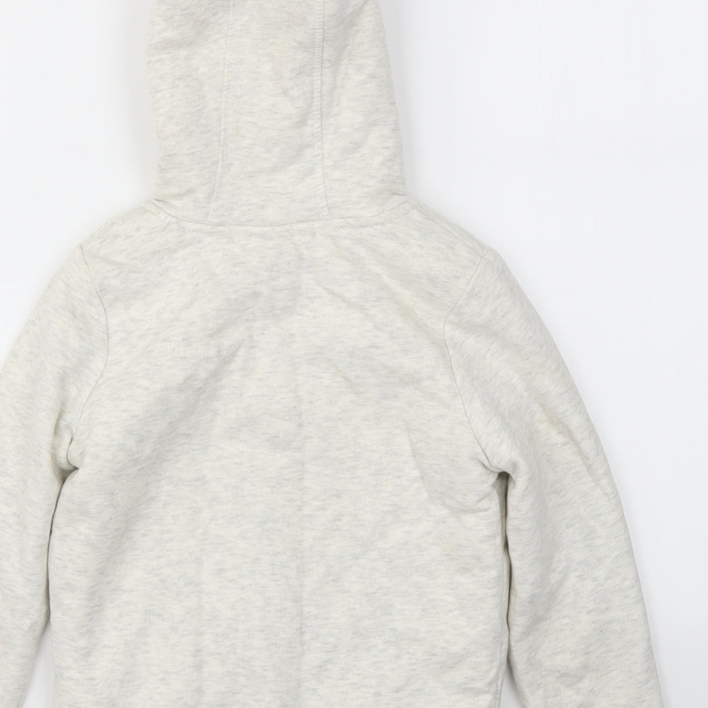Nutmeg Girls Ivory   Full Zip Jumper Size 7-8 Years