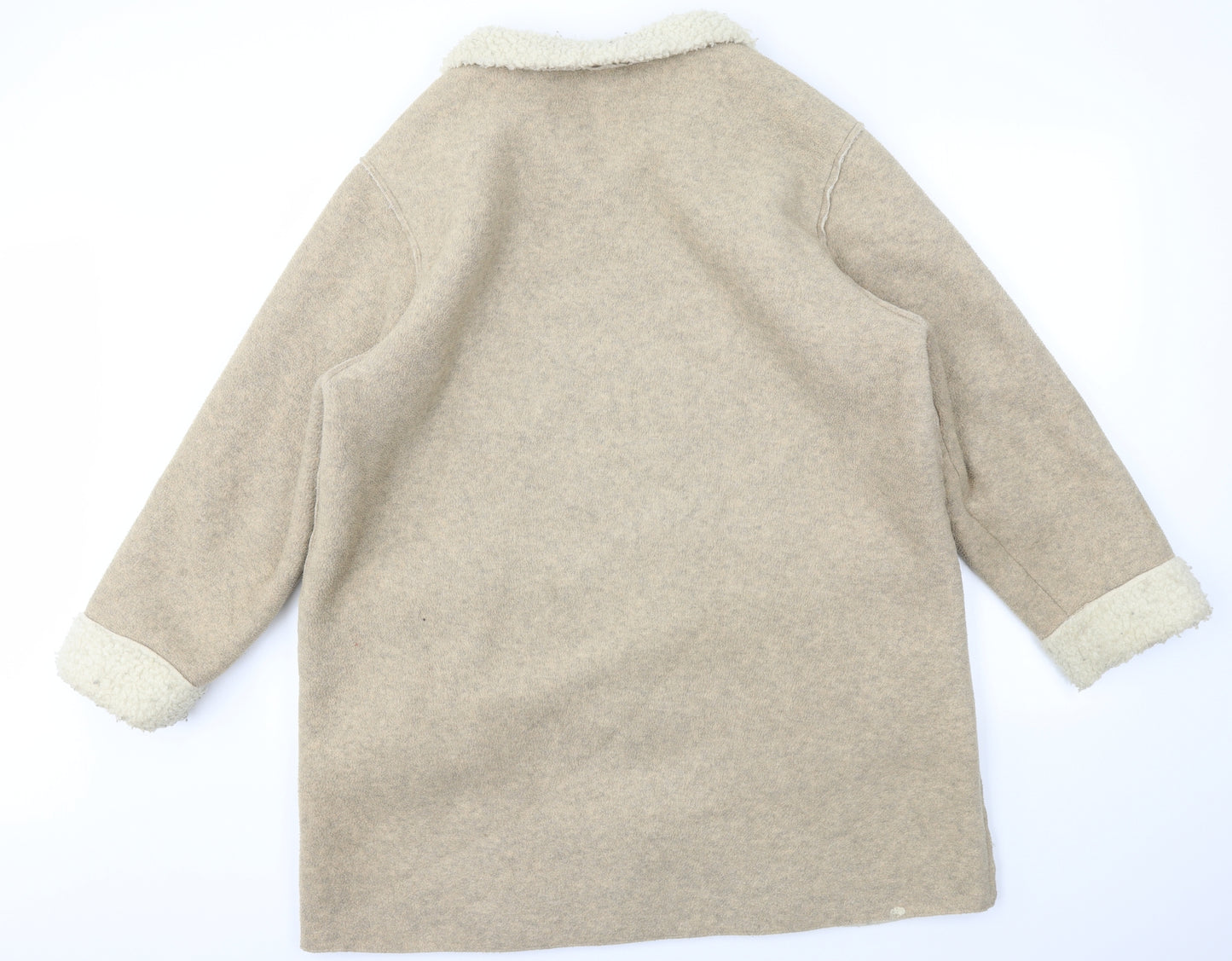 M&S Womens Beige   Jacket Coat Size 18