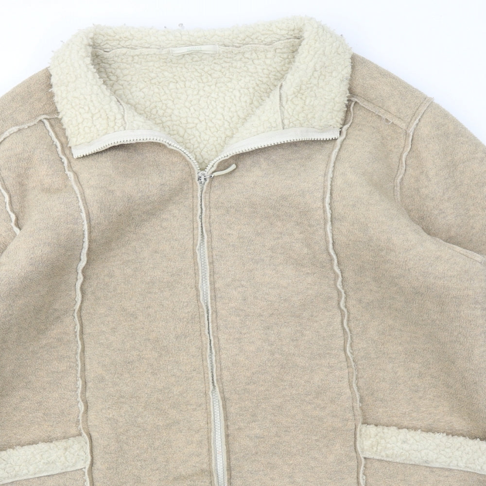 M&S Womens Beige   Jacket Coat Size 18