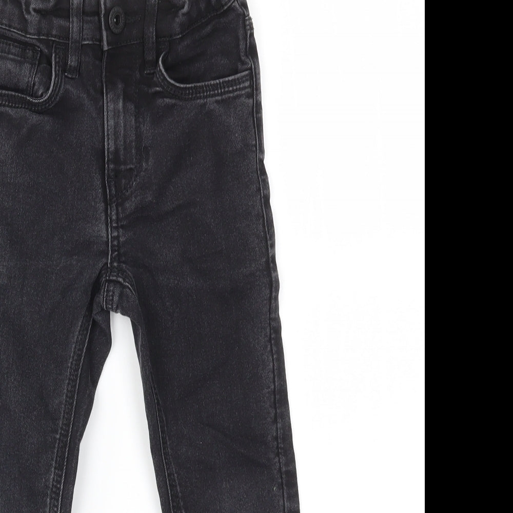 Matalan Boys Black   Skinny Jeans Size 5 Years