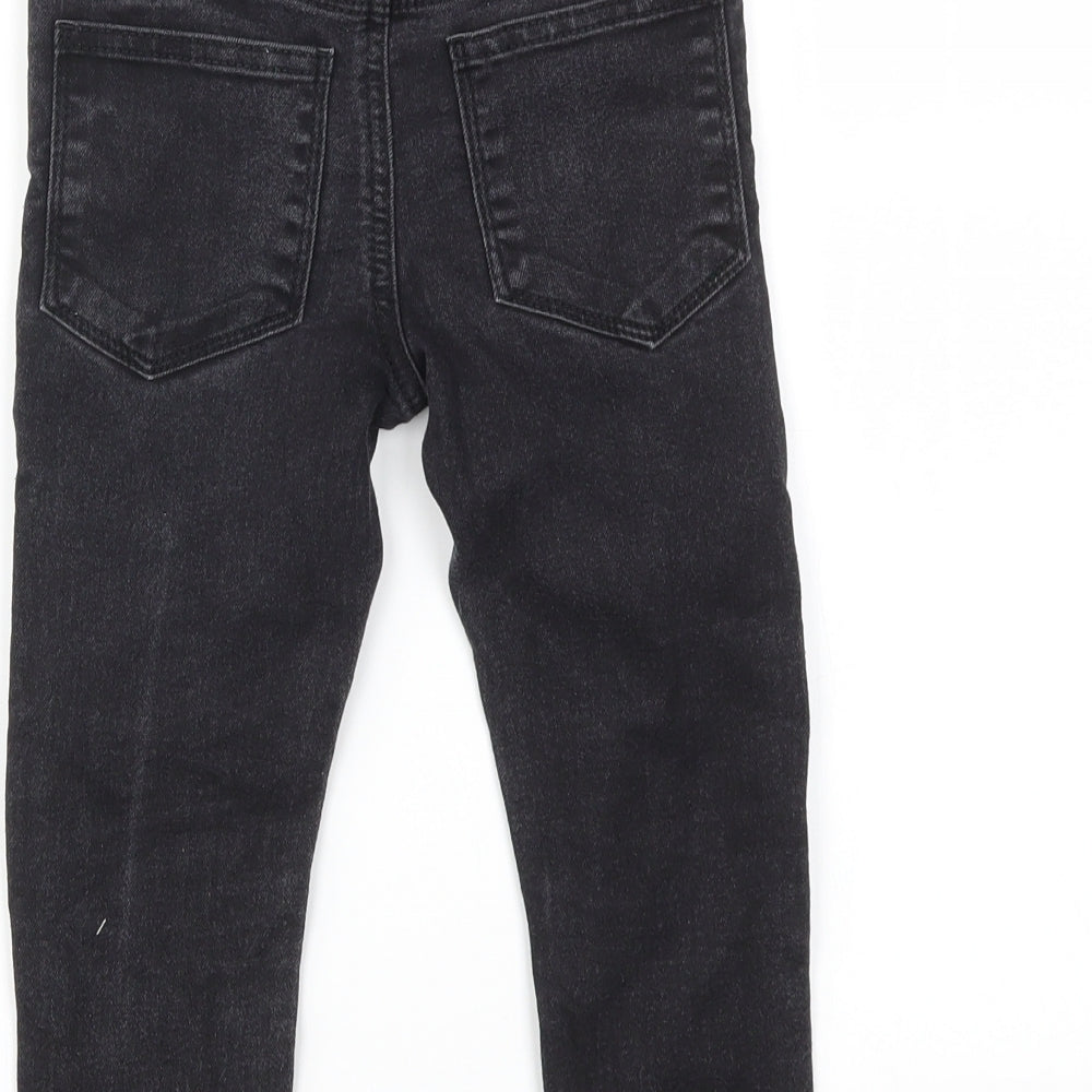 Matalan Boys Black   Skinny Jeans Size 5 Years