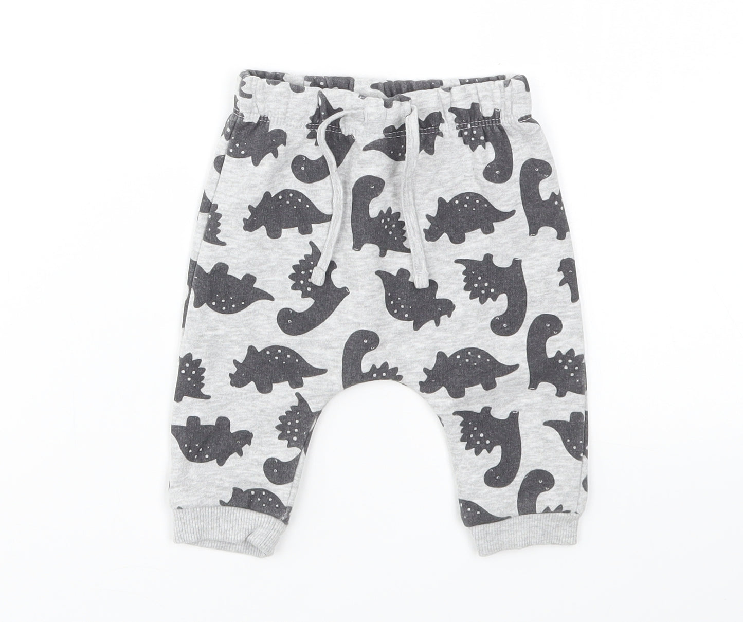 Matalan Boys Grey Animal Print  Pullover Jumper Size 0-3 Months