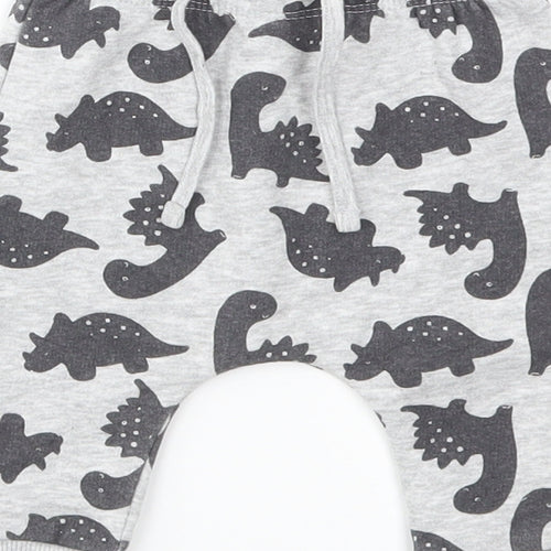 Matalan Boys Grey Animal Print  Pullover Jumper Size 0-3 Months