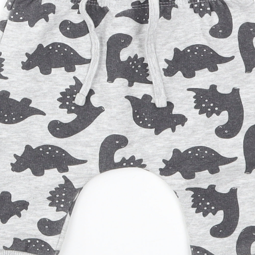 Matalan Boys Grey Animal Print  Pullover Jumper Size 0-3 Months