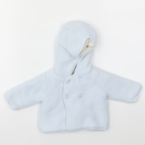 M Boys Blue   Cardigan Jumper One Size