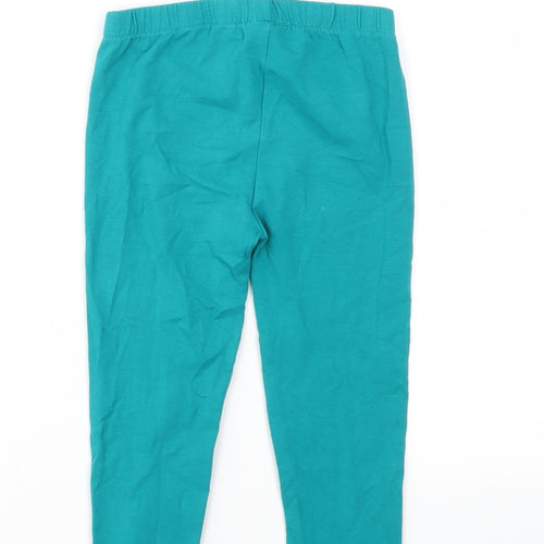 TU Girls Green   Jegging Trousers Size 3-4 Years