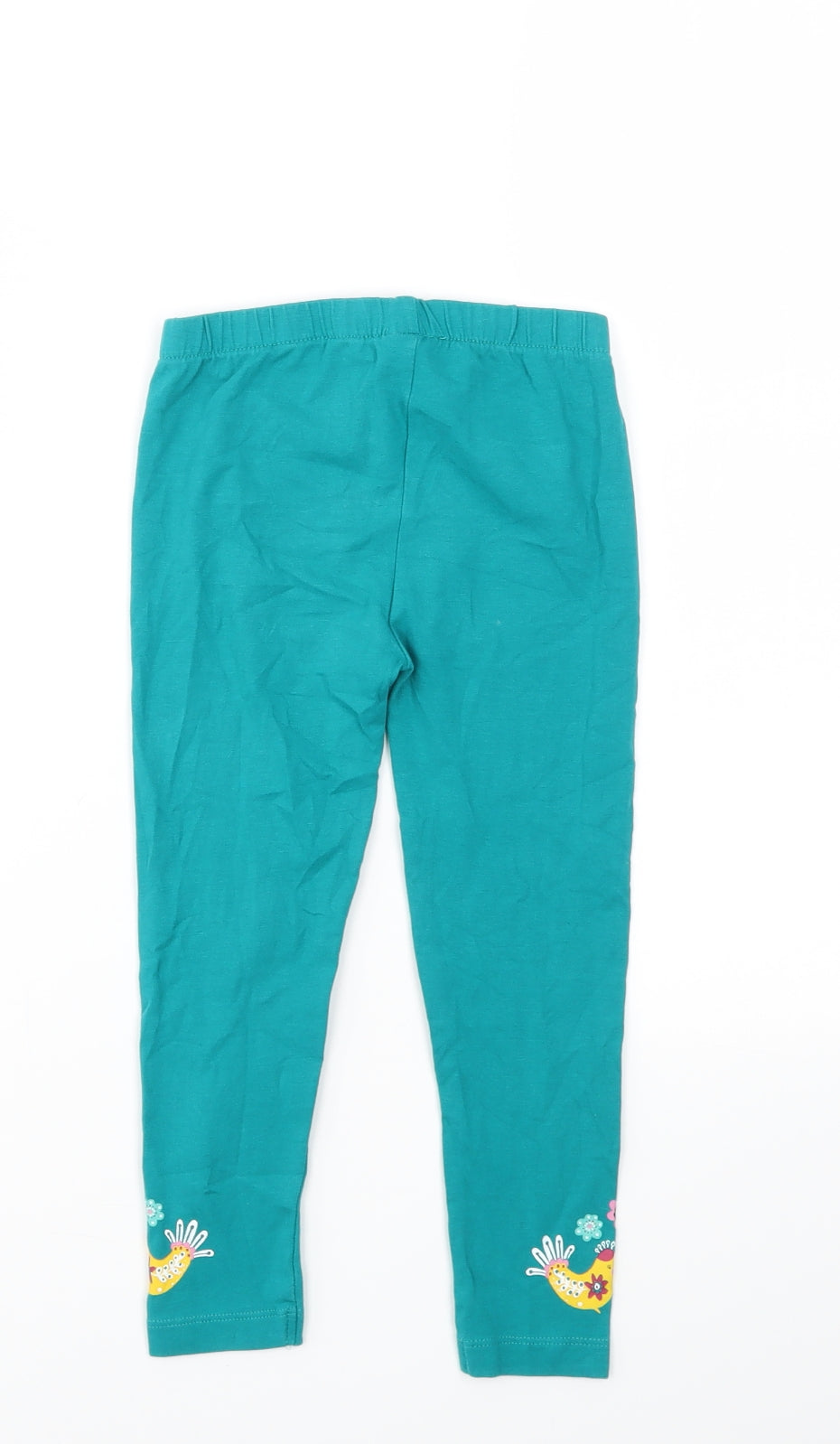 TU Girls Green   Jegging Trousers Size 3-4 Years