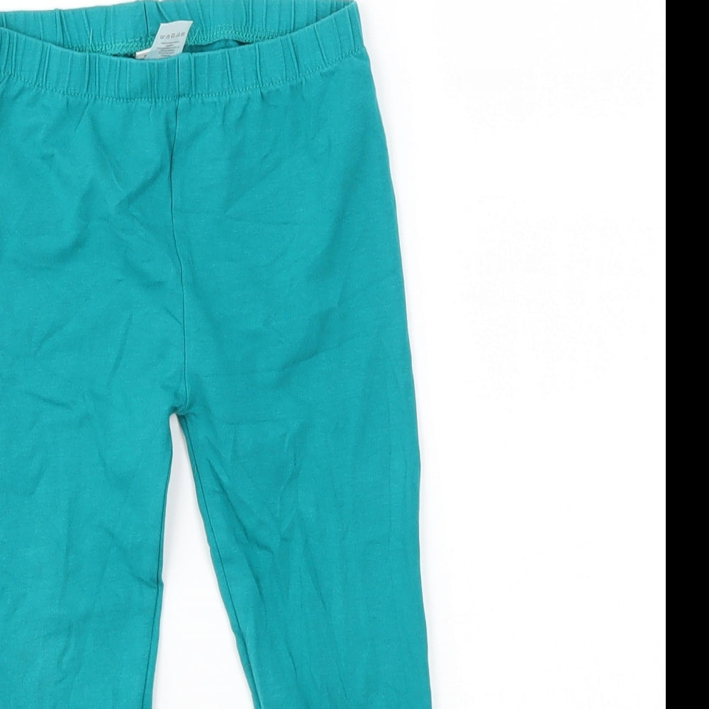 TU Girls Green   Jegging Trousers Size 3-4 Years