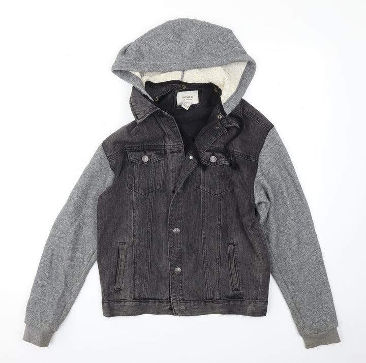 FOREVER 21 Womens Grey   Jacket Coat Size S
