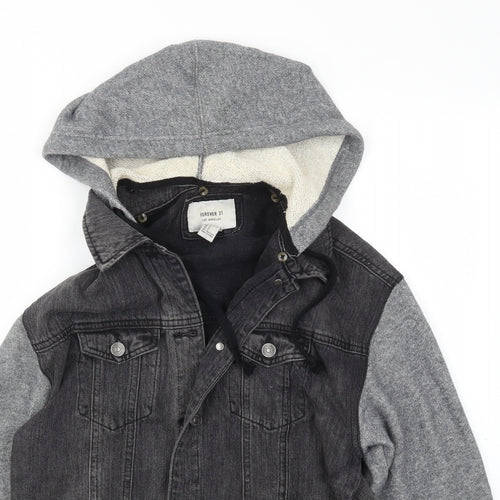 FOREVER 21 Womens Grey   Jacket Coat Size S