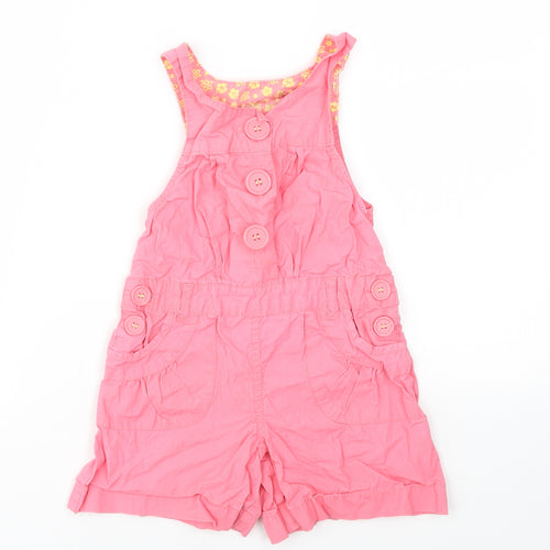 Girl2Girl Girls Pink   Dungaree One-Piece Size 2-3 Years