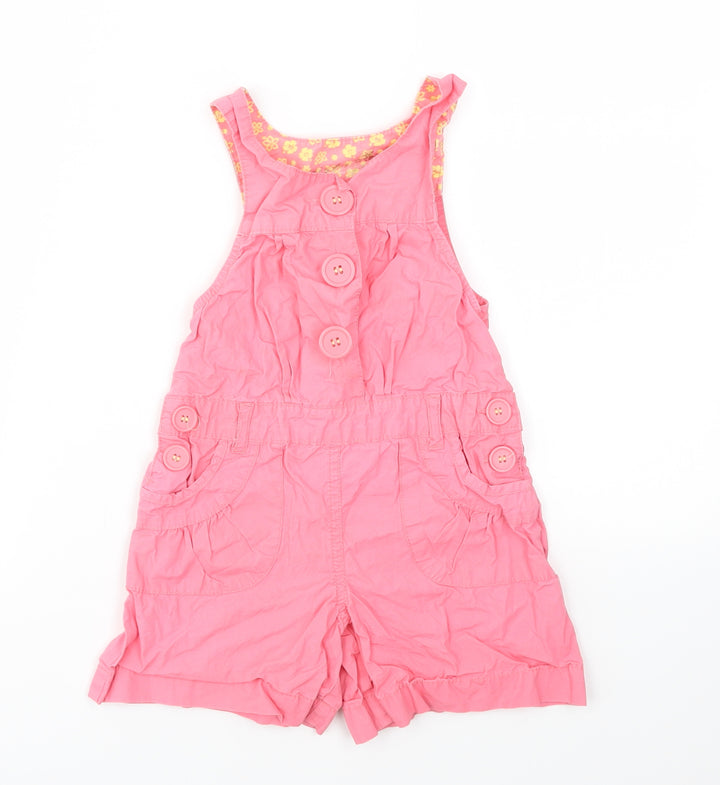 Girl2Girl Girls Pink   Dungaree One-Piece Size 2-3 Years
