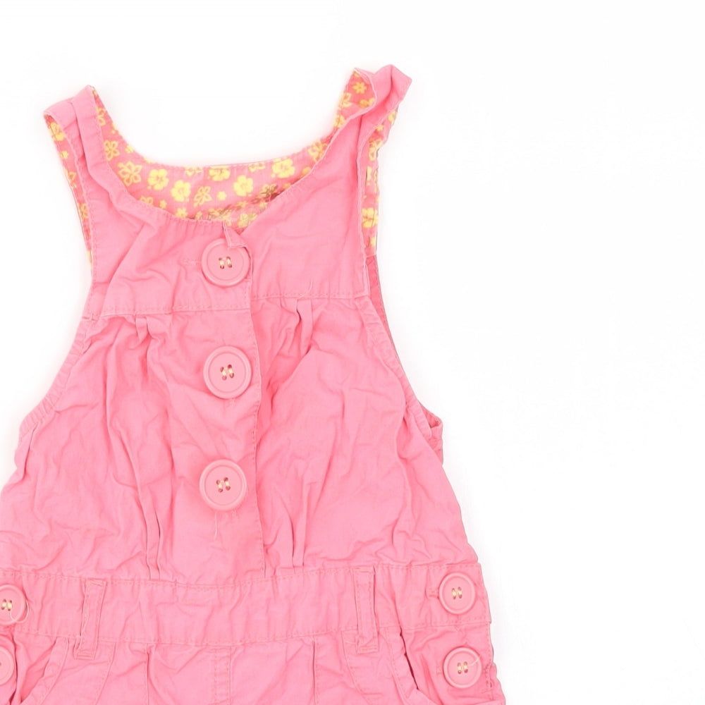 Girl2Girl Girls Pink   Dungaree One-Piece Size 2-3 Years
