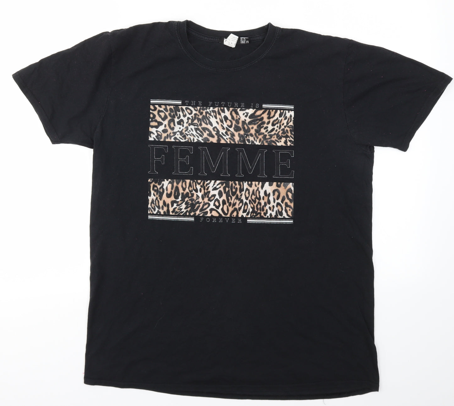 Boohoo Womens Black   Basic T-Shirt Size 18