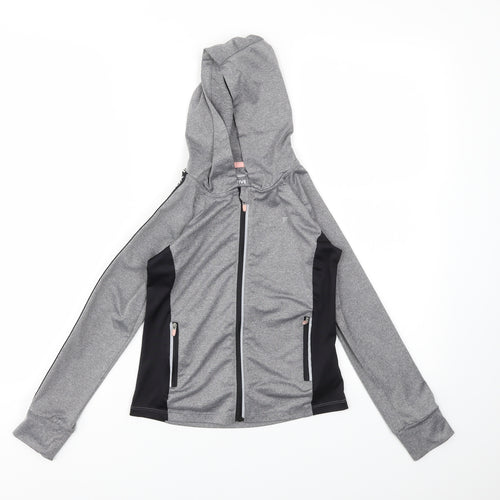 Primark Girls Grey   Full Zip Jumper Size 8-9 Years