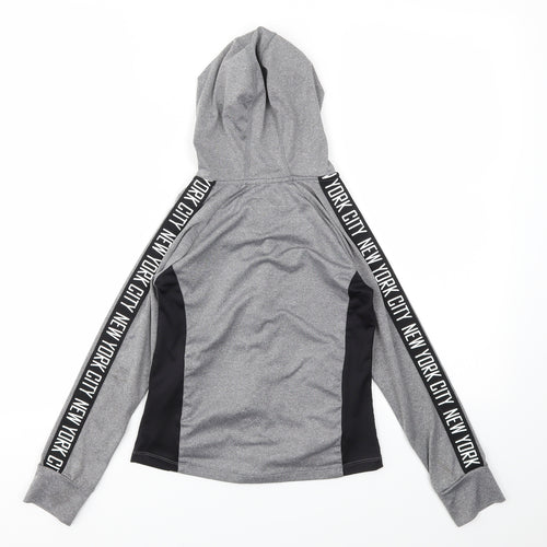 Primark Girls Grey   Full Zip Jumper Size 8-9 Years