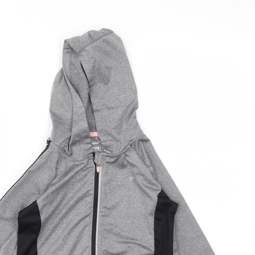 Primark Girls Grey   Full Zip Jumper Size 8-9 Years