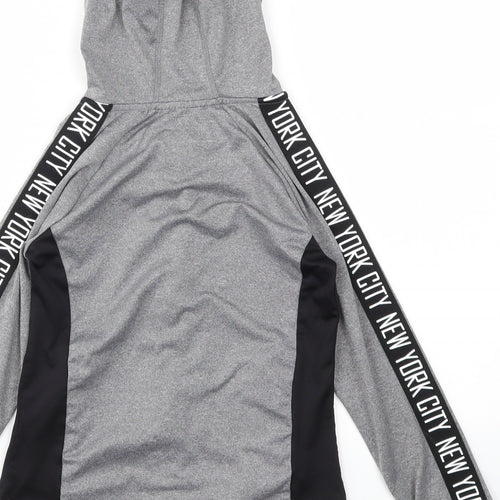 Primark Girls Grey   Full Zip Jumper Size 8-9 Years