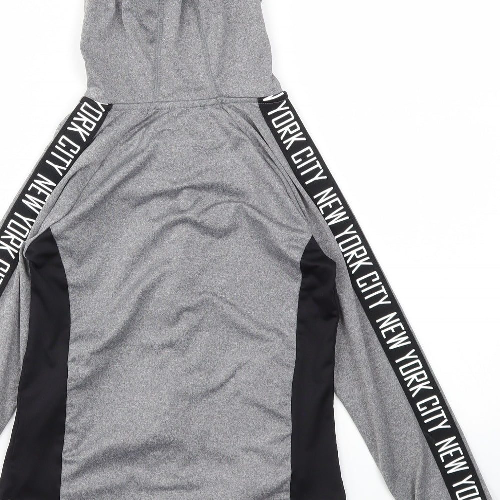 Primark Girls Grey   Full Zip Jumper Size 8-9 Years