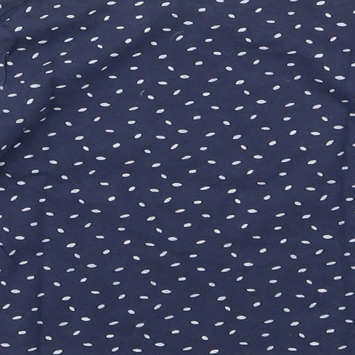 INDEXTENSO Girls Blue Spotted  Basic T-Shirt Size 4 Years