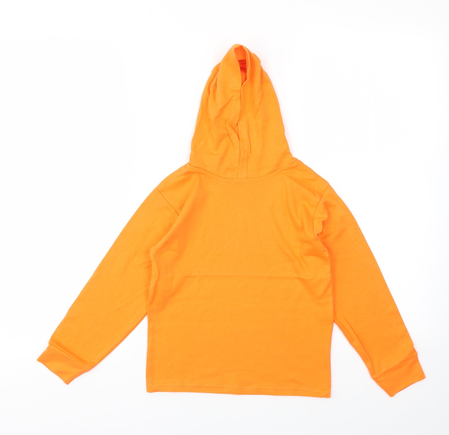 Preworn Boys Orange   Pullover Jumper Size 4-5 Years