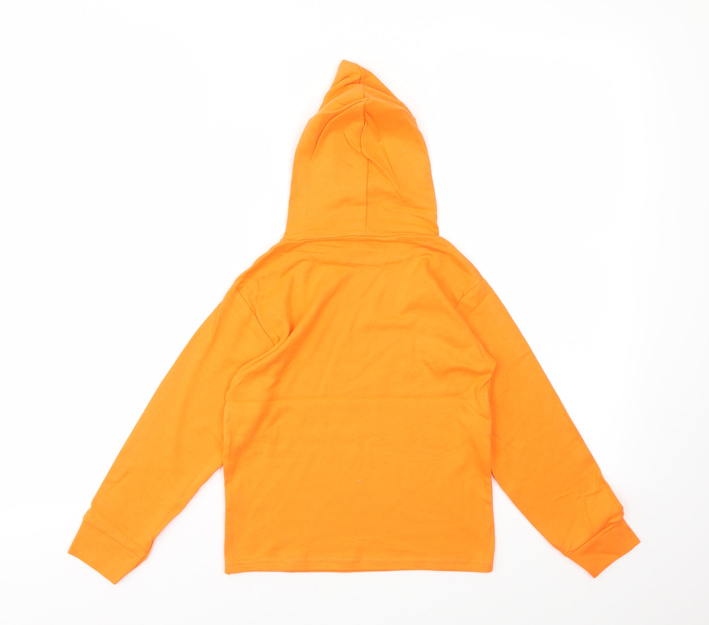 Preworn Boys Orange   Pullover Jumper Size 4-5 Years