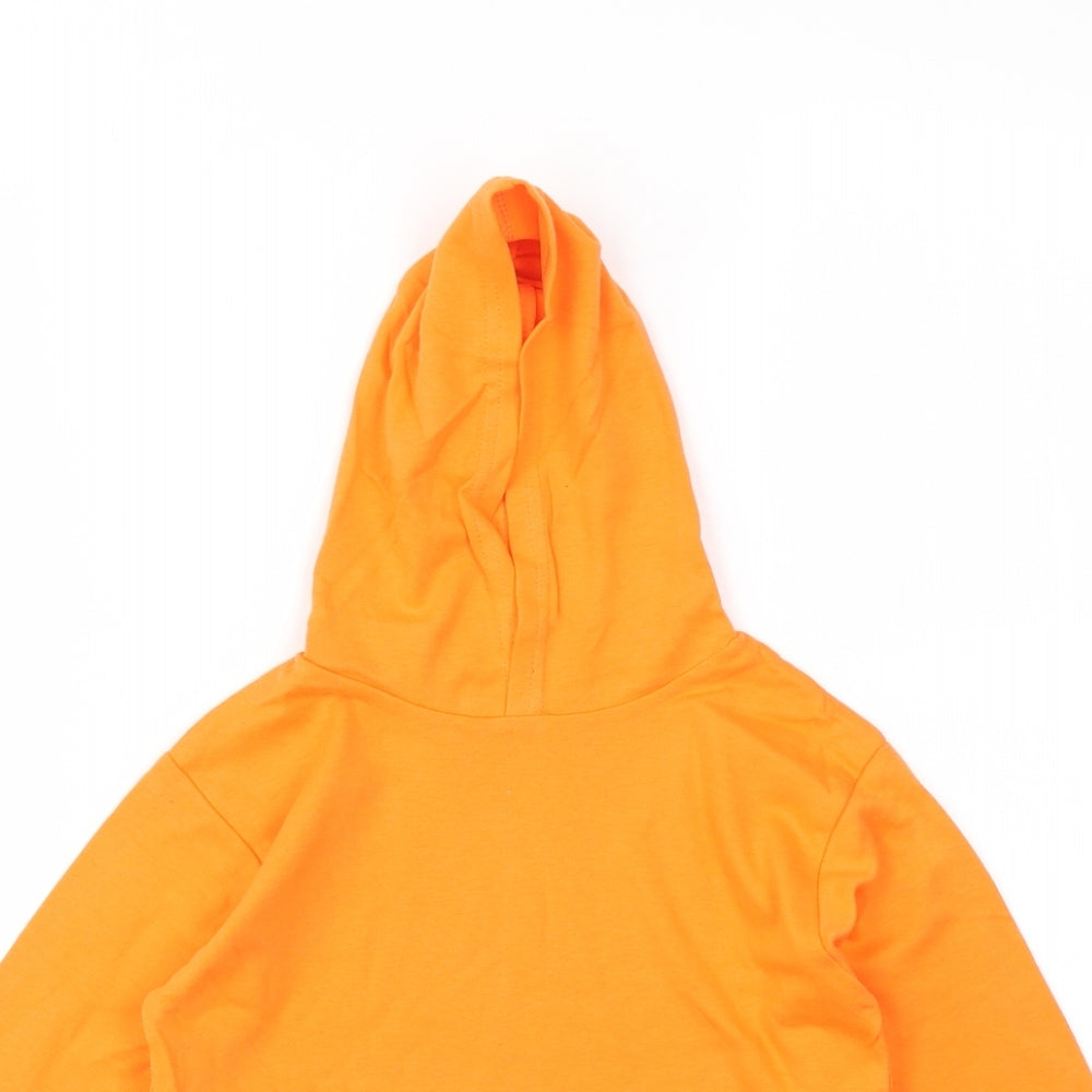 Preworn Boys Orange   Pullover Jumper Size 4-5 Years