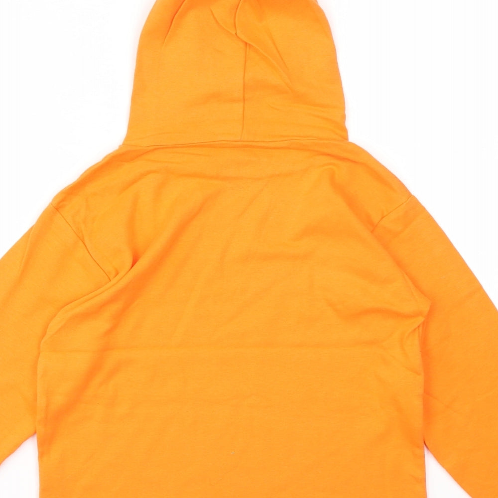 Preworn Boys Orange   Pullover Jumper Size 4-5 Years