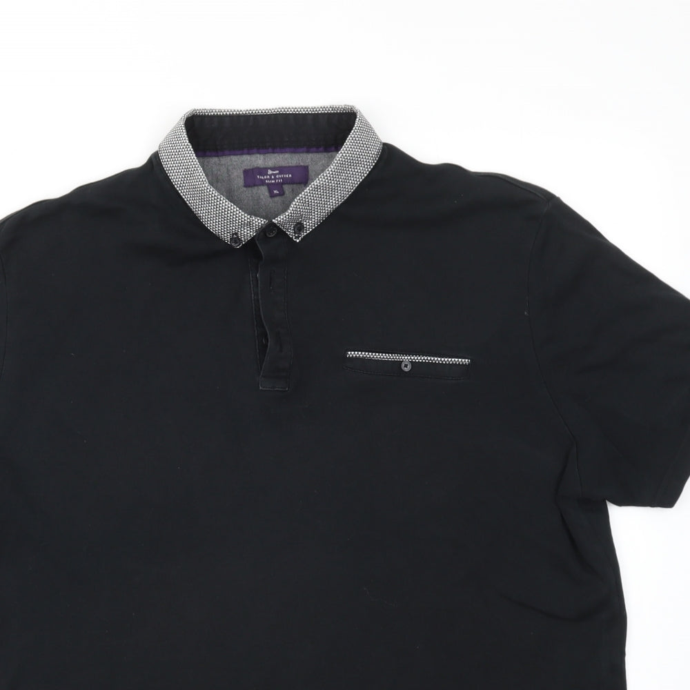 George Mens Black    T-Shirt Size XL