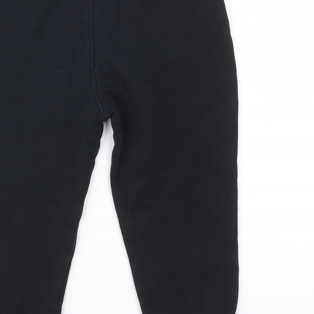 George Boys Black   Jogger Trousers Size 2-3 Years