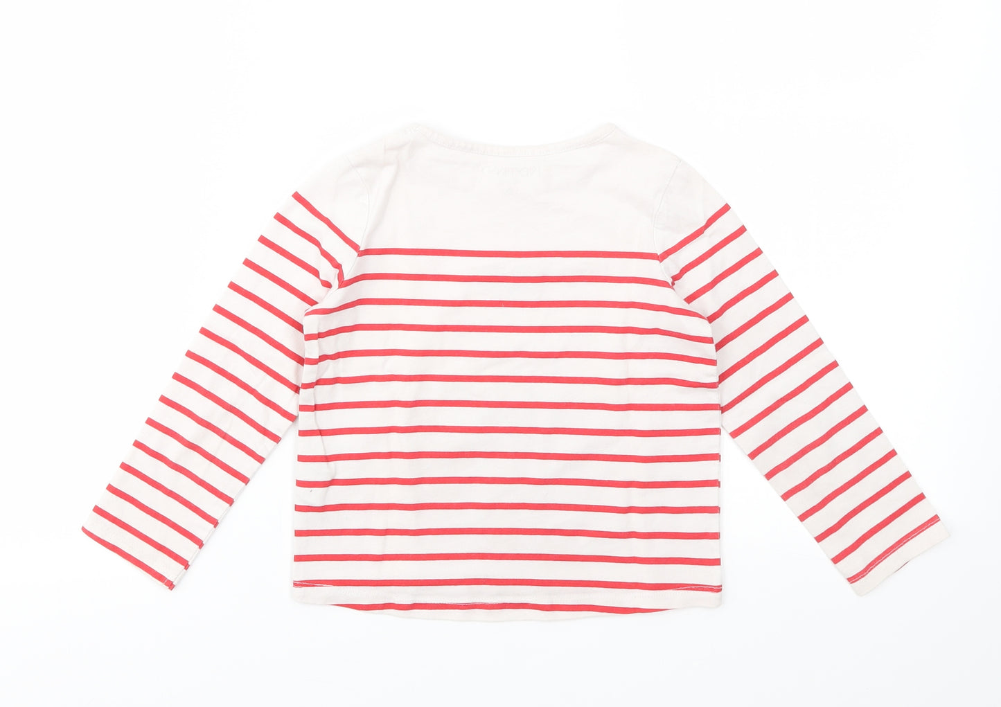 INEXTENSO Girls Multicoloured Striped  Basic T-Shirt Size 4 Years