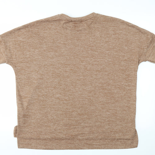 Primark Womens Brown   Basic T-Shirt Size S