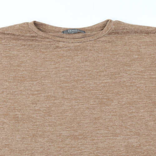 Primark Womens Brown   Basic T-Shirt Size S