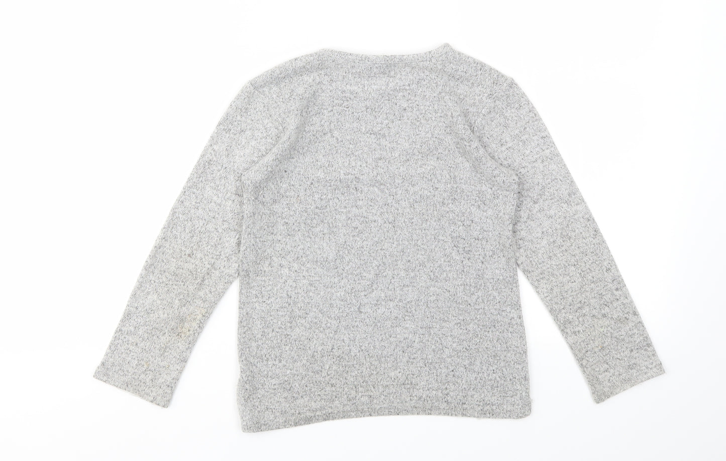 Primark Girls Grey   Basic T-Shirt Size 6-7 Years