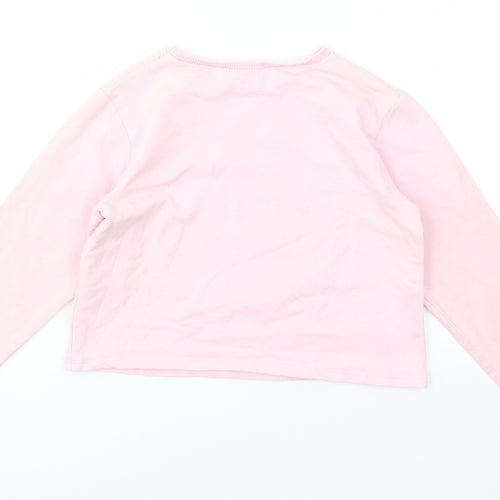 Matalan Girls Pink   Pullover Jumper Size 7 Years
